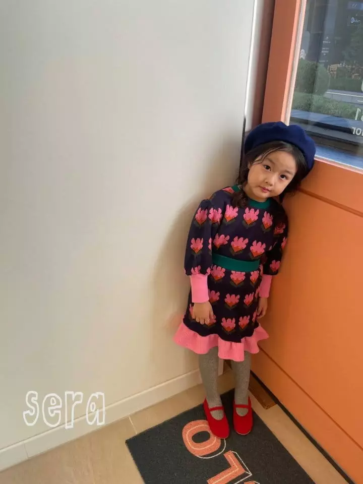 Sera - Korean Children Fashion - #kidsstore - Tulip Skirt Top Bottom Set - 7
