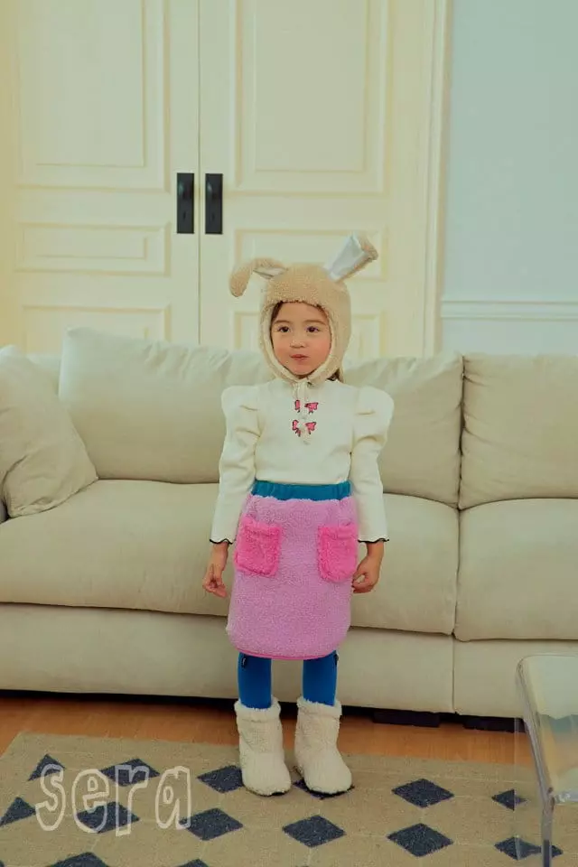 Sera - Korean Children Fashion - #kidsstore - Ribbon Rib Tee