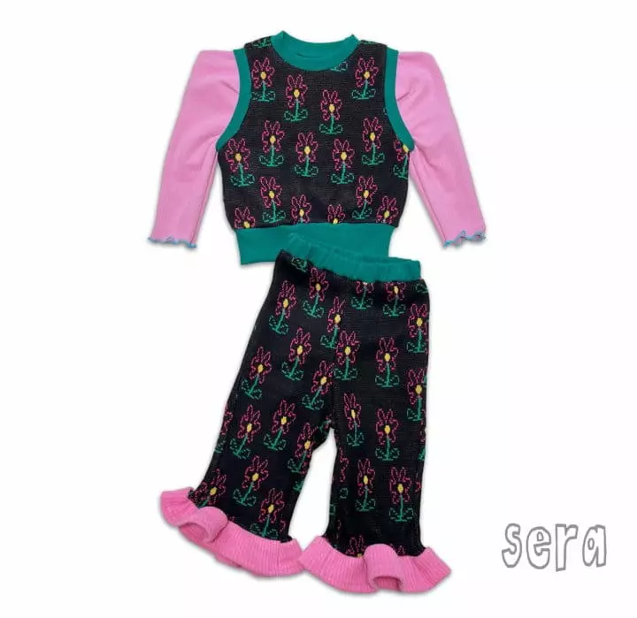 Sera - Korean Children Fashion - #kidzfashiontrend - Layered Top Bottom Set - 6