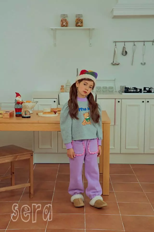 Sera - Korean Children Fashion - #kidzfashiontrend - Bear Puff Sweatshirt