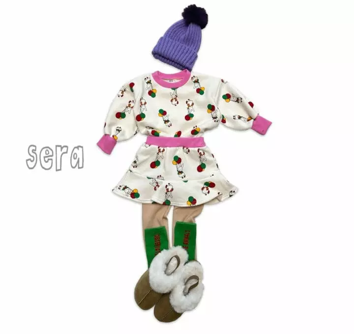 Sera - Korean Children Fashion - #kidzfashiontrend - Rabbit Print Sweatshirt - 12