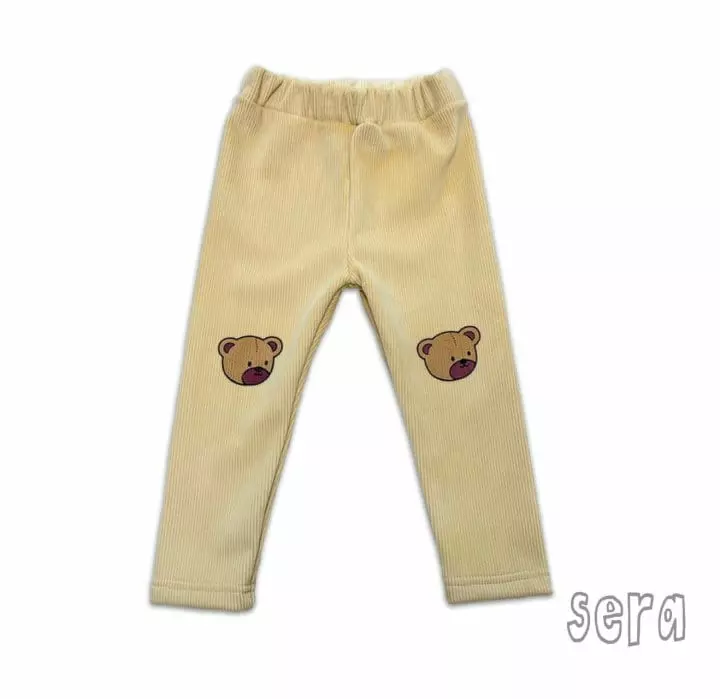 Sera - Korean Children Fashion - #littlefashionista - Bear Leggings - 6
