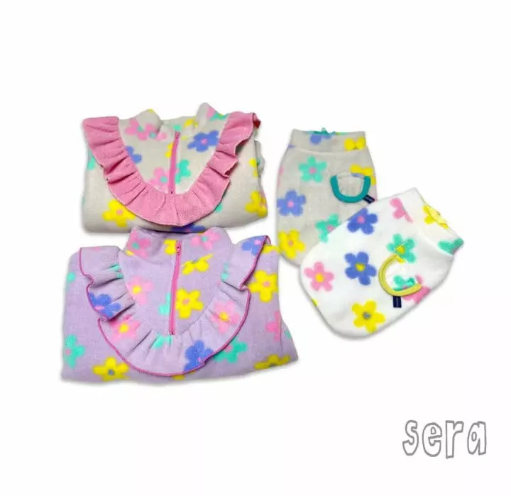 Sera - Korean Children Fashion - #magicofchildhood - Zipper Fleece Top Bottom Set - 12