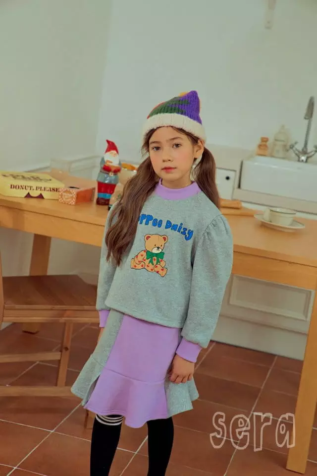 Sera - Korean Children Fashion - #littlefashionista - Bear Puff Sweatshirt - 4