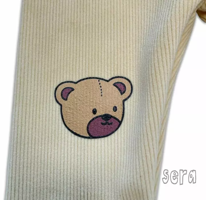 Sera - Korean Children Fashion - #prettylittlegirls - Bear Leggings - 9
