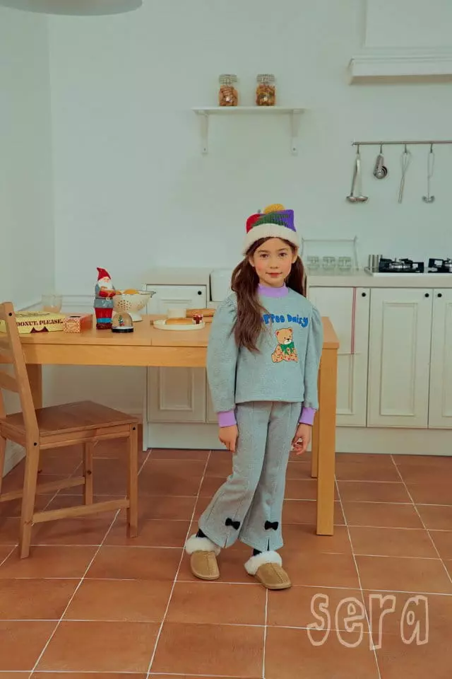 Sera - Korean Children Fashion - #prettylittlegirls - Bear Puff Sweatshirt - 6