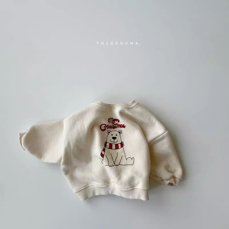 Shinseage Kids - Korean Children Fashion - #kidzfashiontrend - Bear X Mas Sweatshirt - 4