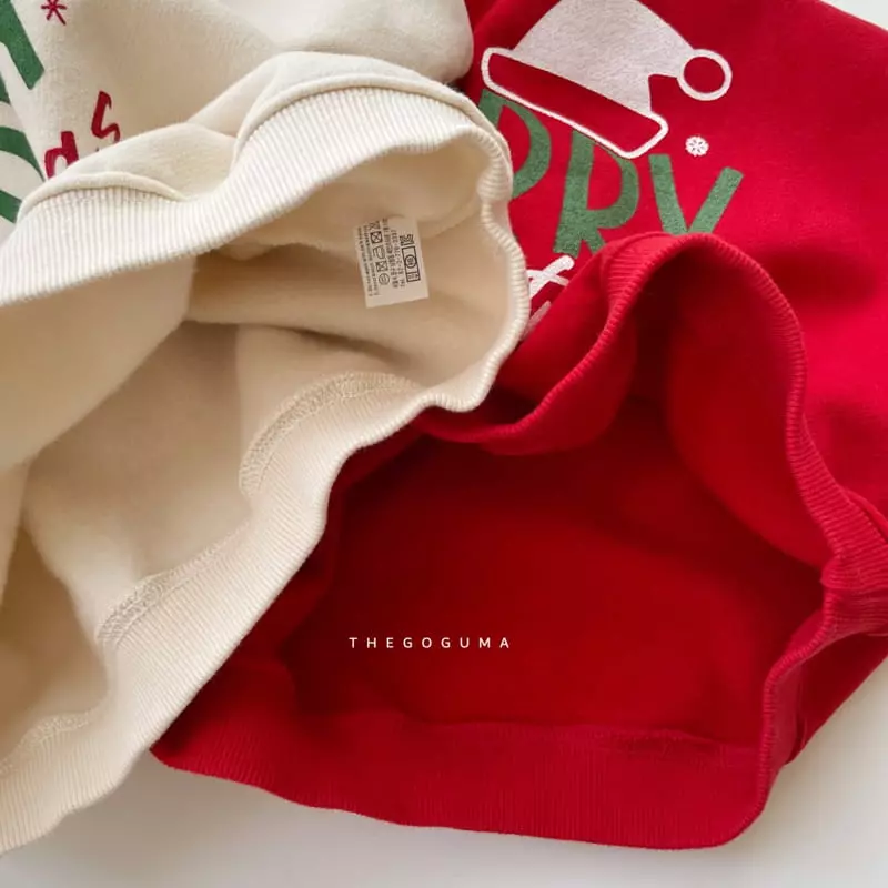 Shinseage Kids - Korean Children Fashion - #childrensboutique - Snow Merry Sweatshirt - 12