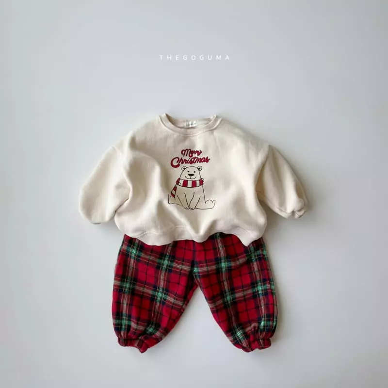Shinseage Kids - Korean Children Fashion - #fashionkids - Check Bonding Pants - 2
