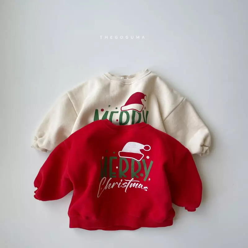 Shinseage Kids - Korean Children Fashion - #fashionkids - Snow Merry Sweatshirt