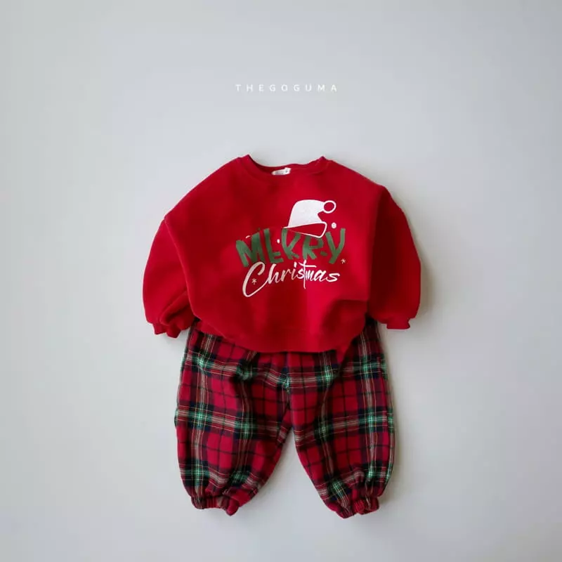 Shinseage Kids - Korean Children Fashion - #kidsshorts - Snow Merry Sweatshirt - 2