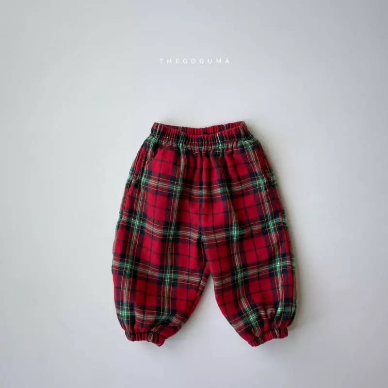 Shinseage Kids - Korean Children Fashion - #littlefashionista - Check Bonding Pants - 7