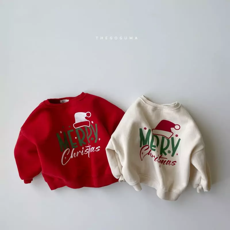 Shinseage Kids - Korean Children Fashion - #littlefashionista - Snow Merry Sweatshirt - 6