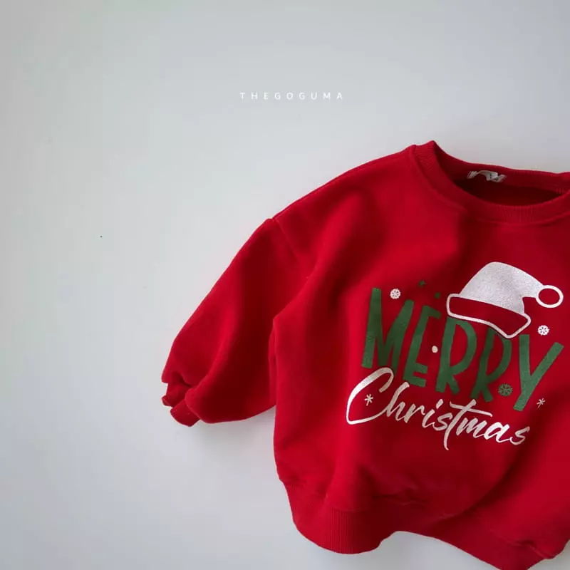 Shinseage Kids - Korean Children Fashion - #minifashionista - Snow Merry Sweatshirt - 8