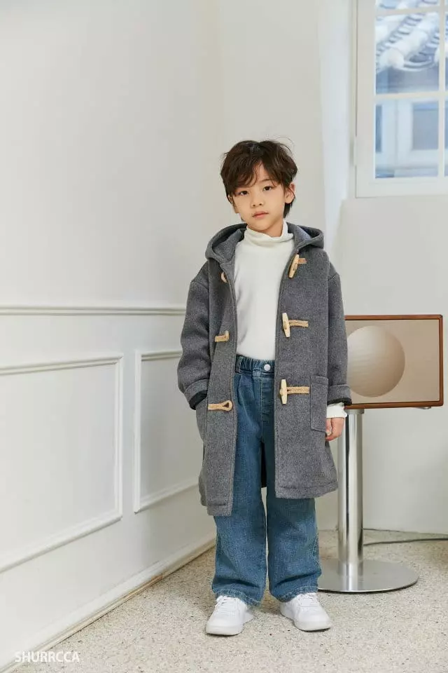 Shurrcca - Korean Children Fashion - #Kfashion4kids - Dupple Coat - 6