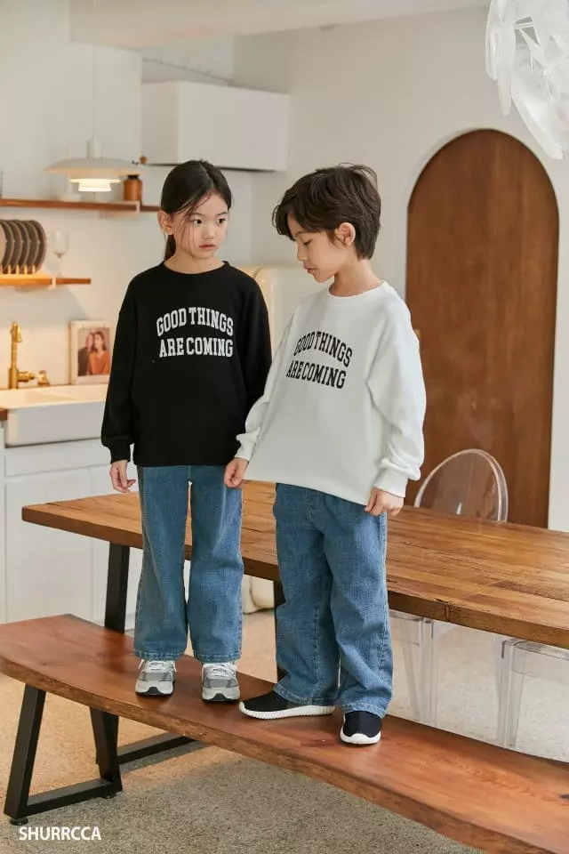 Shurrcca - Korean Children Fashion - #Kfashion4kids - Fleece W Jeans - 10