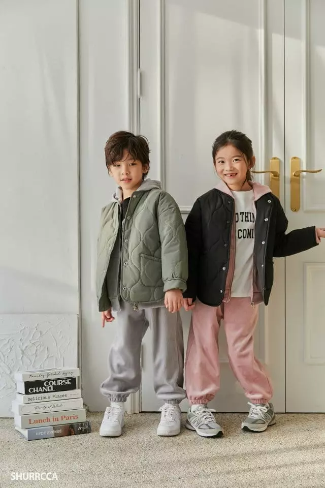 Shurrcca - Korean Children Fashion - #childofig - Veloure Pants - 5