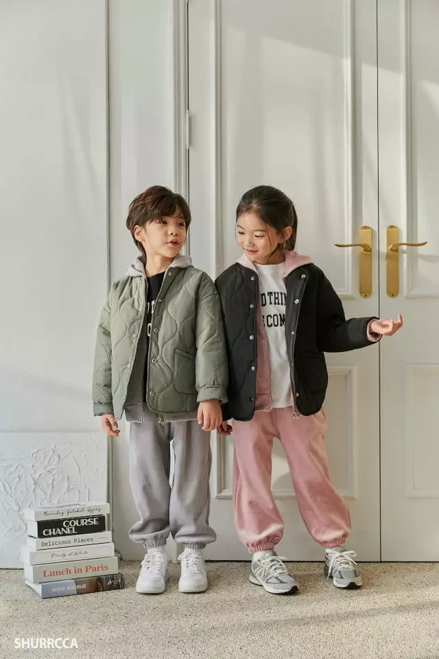 Shurrcca - Korean Children Fashion - #childofig - Veloure Pants - 6