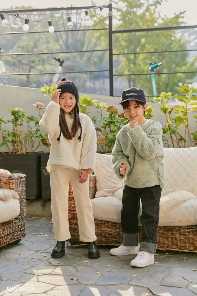 Shurrcca - Korean Children Fashion - #childofig - Roll-up Black Jeans - 3