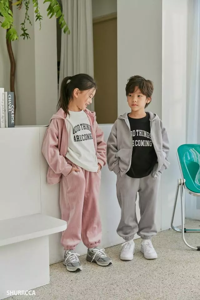 Shurrcca - Korean Children Fashion - #childrensboutique - Veloure Zip-up - 10