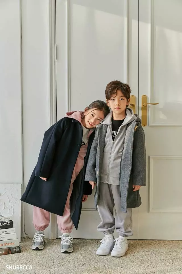 Shurrcca - Korean Children Fashion - #discoveringself - Single Coat - 2