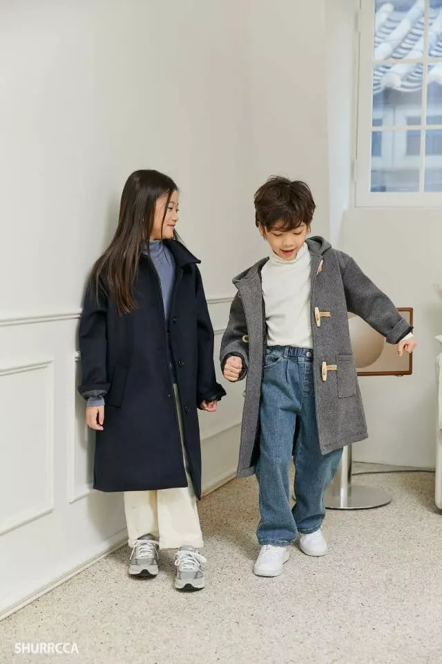 Shurrcca - Korean Children Fashion - #discoveringself - Dupple Coat