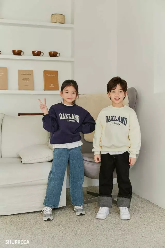 Shurrcca - Korean Children Fashion - #discoveringself - Oakland Sweatshirt - 3