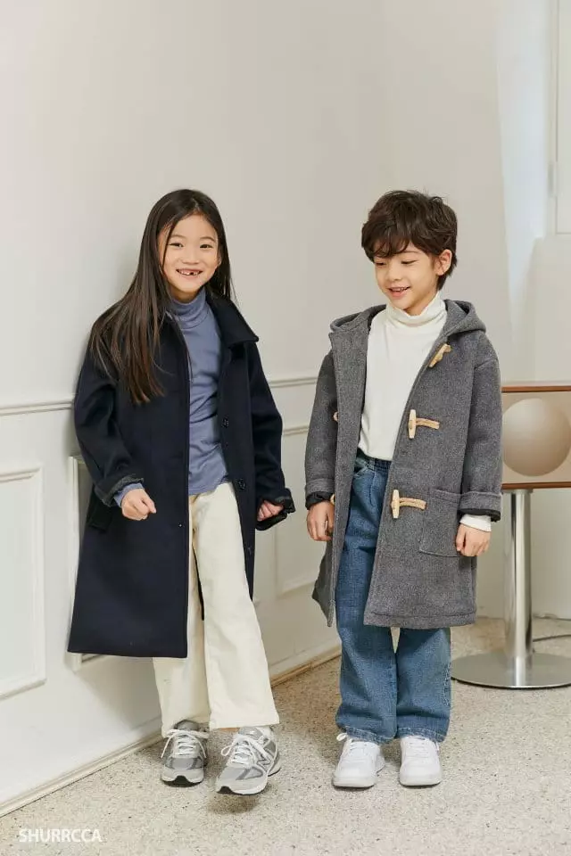Shurrcca - Korean Children Fashion - #fashionkids - Dupple Coat - 2