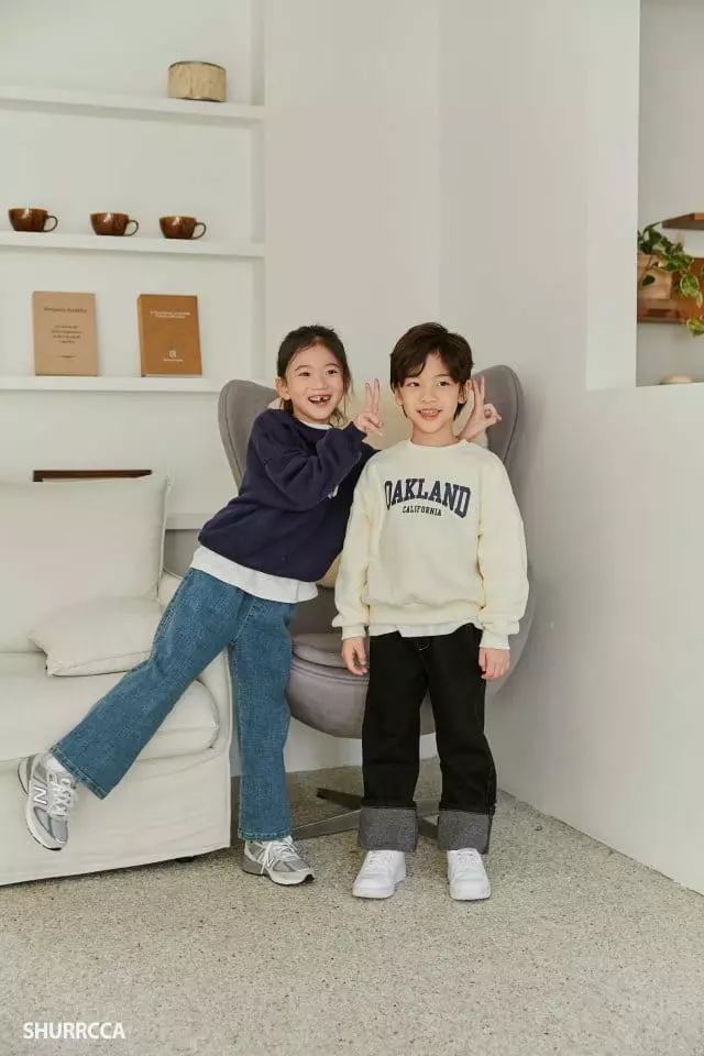 Shurrcca - Korean Children Fashion - #discoveringself - Oakland Sweatshirt - 4