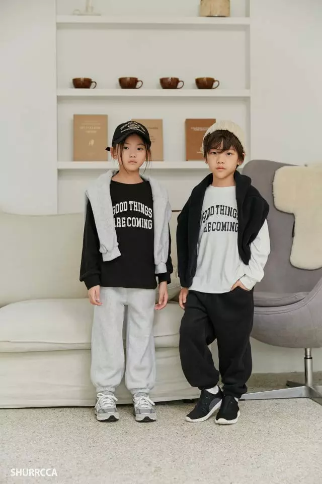 Shurrcca - Korean Children Fashion - #kidsshorts - Coming Tee - 6