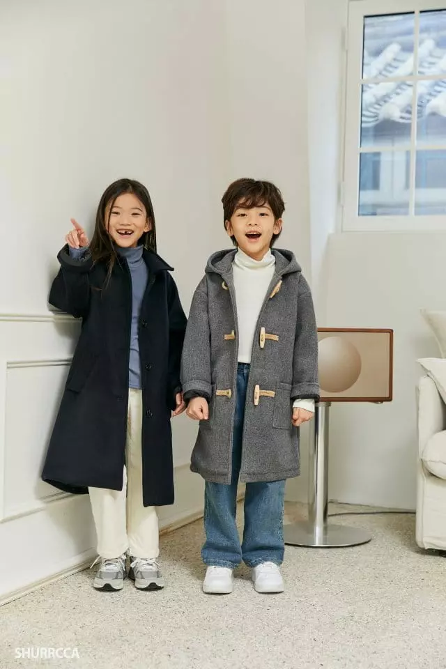 Shurrcca - Korean Children Fashion - #kidsshorts - Dupple Coat - 4