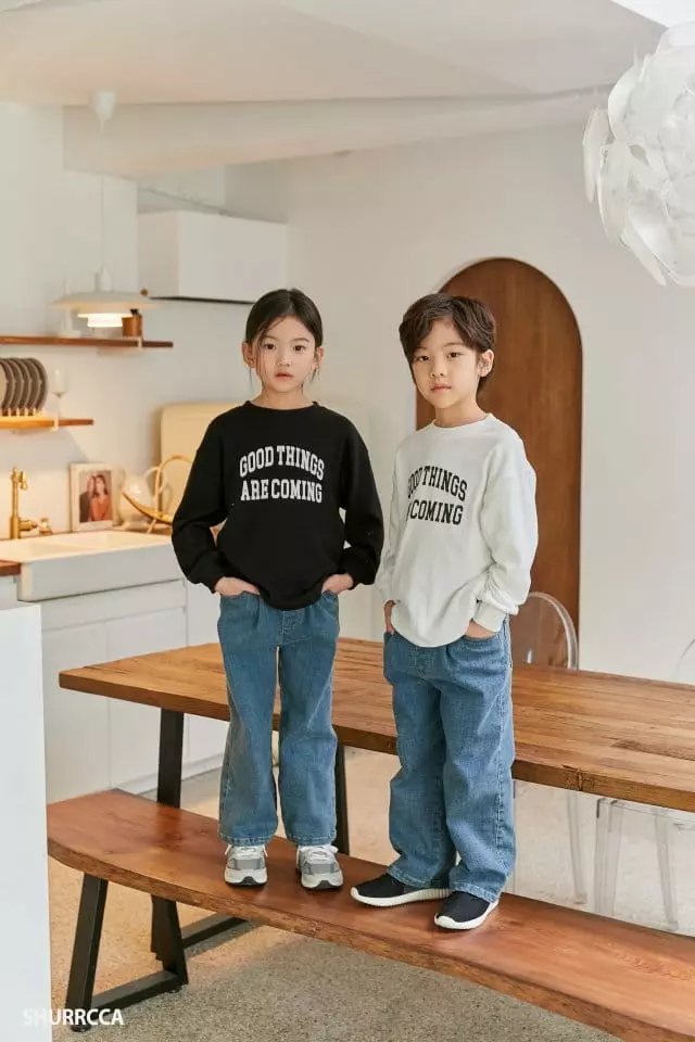 Shurrcca - Korean Children Fashion - #kidsstore - Fleece W Jeans - 8