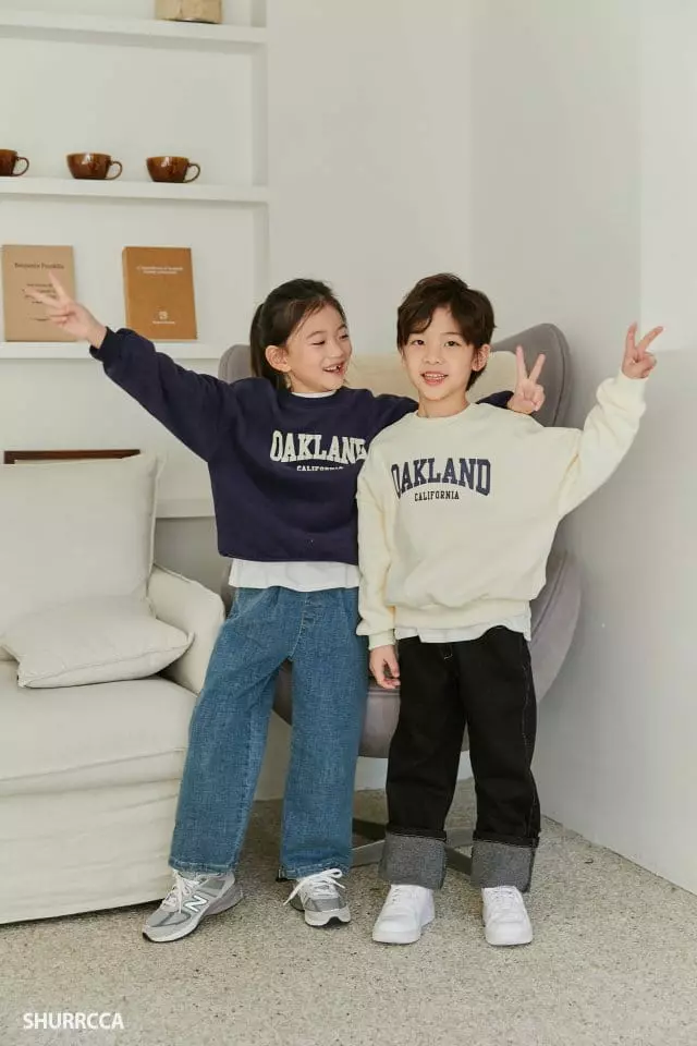 Shurrcca - Korean Children Fashion - #kidsstore - Oakland Sweatshirt - 6