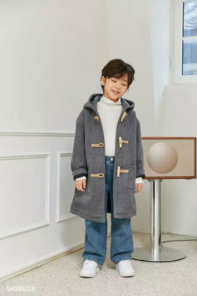 Shurrcca - Korean Children Fashion - #kidzfashiontrend - Dupple Coat - 5