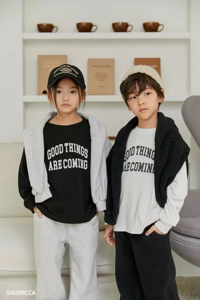 Shurrcca - Korean Children Fashion - #kidzfashiontrend - Coming Tee - 8