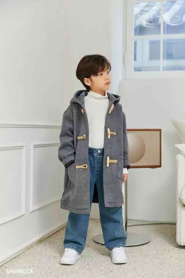 Shurrcca - Korean Children Fashion - #littlefashionista - Dupple Coat - 7