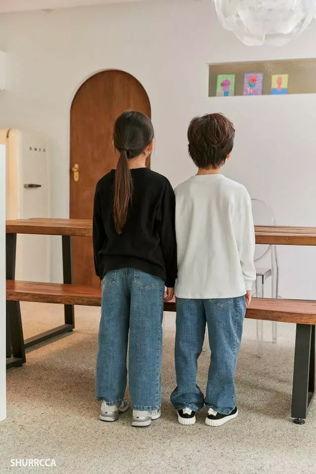Shurrcca - Korean Children Fashion - #magicofchildhood - Fleece W Jeans - 12