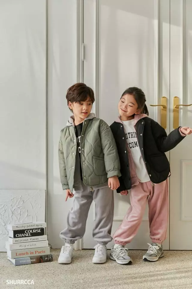 Shurrcca - Korean Children Fashion - #minifashionista - Veloure Pants - 4