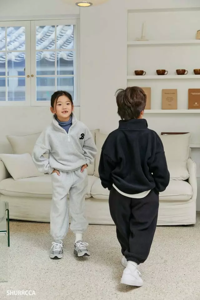 Shurrcca - Korean Children Fashion - #prettylittlegirls - B Half Zip-up - 11
