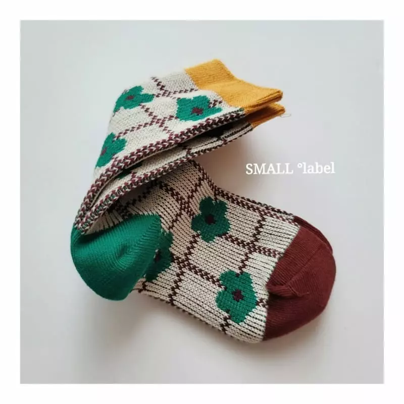Small Label - Korean Children Fashion - #Kfashion4kids - Browine Socks Set - 2