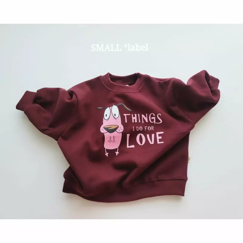 Small Label - Korean Children Fashion - #kidsstore - Pink Dog Sweatshirt
