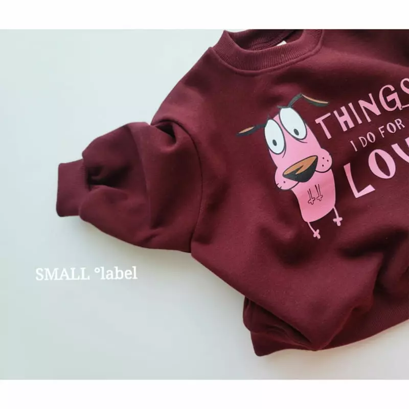 Small Label - Korean Children Fashion - #kidzfashiontrend - Pink Dog Sweatshirt - 2