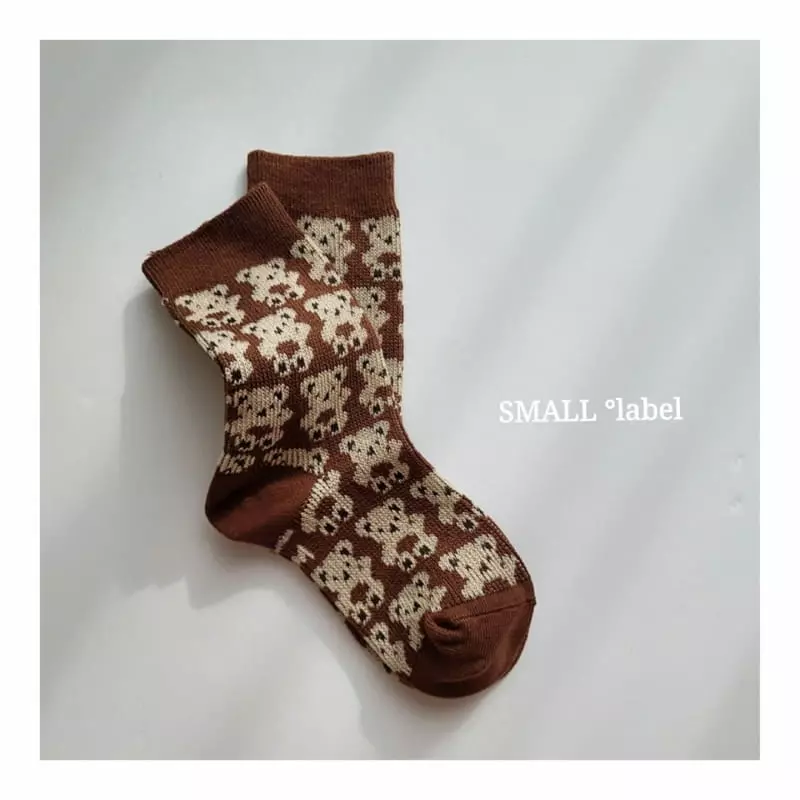 Small Label - Korean Children Fashion - #littlefashionista - Bam Bear Socks Set