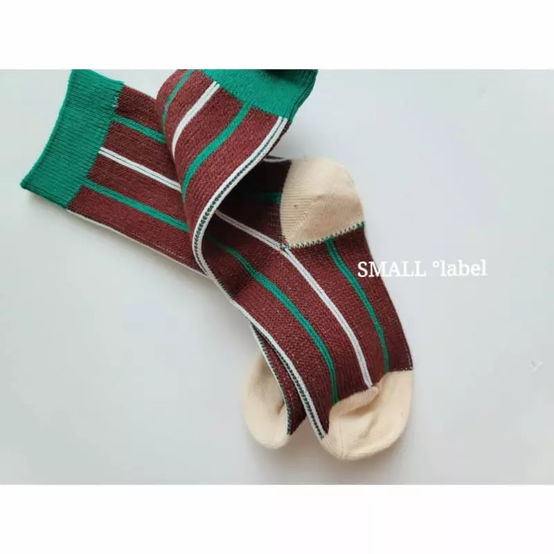 Small Label - Korean Children Fashion - #littlefashionista - Browine Socks Set - 4