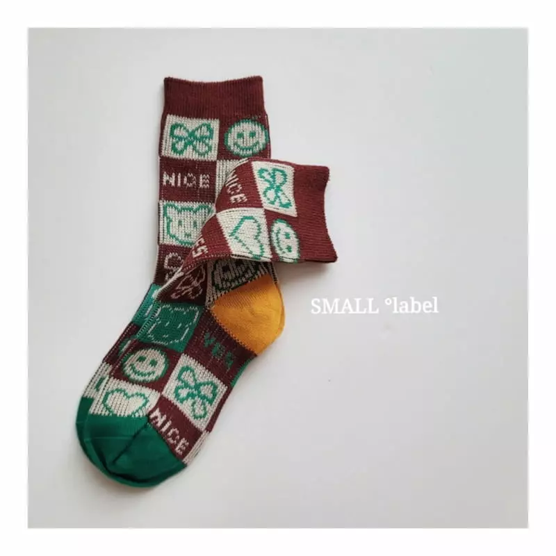 Small Label - Korean Children Fashion - #minifashionista - Browine Socks Set - 5