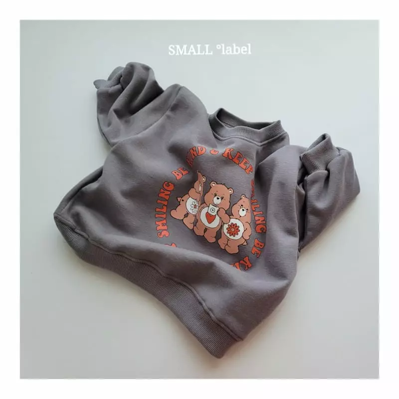Small Label - Korean Women Fashion - #restrostyle - Orange Bear Sweatshirt Mom - 2