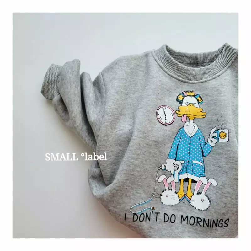 Small Label - Korean Women Fashion - #romanticstyle - Duck Morning Sweatshirt Mom - 10
