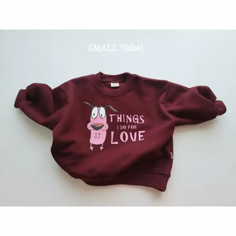 Small Label - Korean Women Fashion - #shopsmall - Pink Dog Sweatshirt Mom - 3