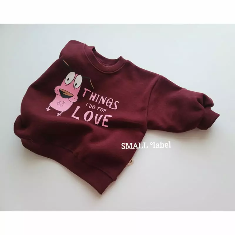 Small Label - Korean Women Fashion - #shopsmall - Pink Dog Sweatshirt Mom - 4