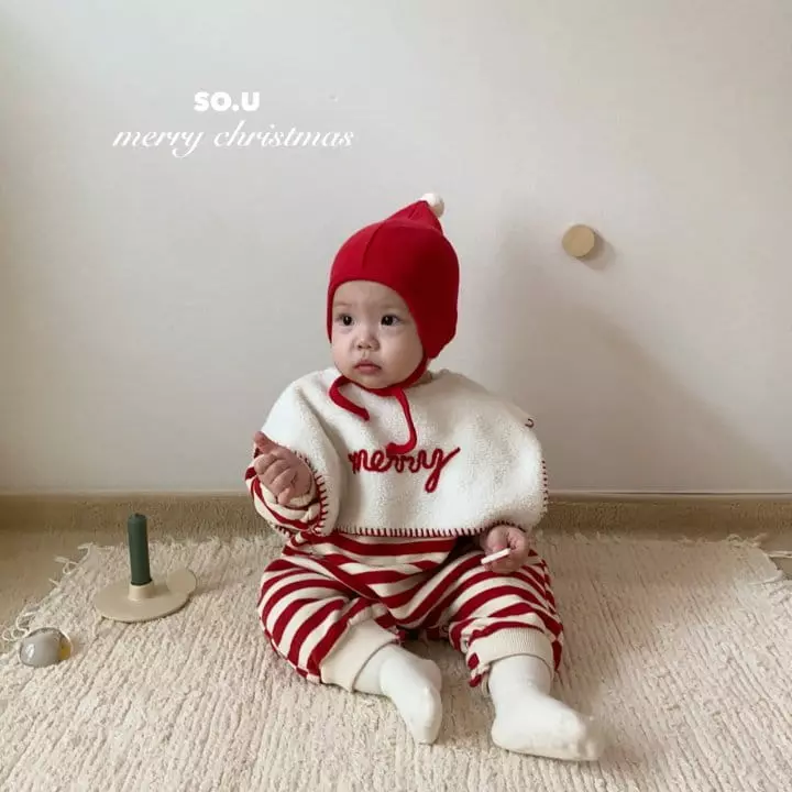 So U - Korean Baby Fashion - #babyoutfit - Merry Cape - 2